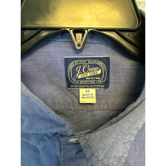 J. Crew Blue Long Sleeve Button Down Shirt Size M - Picture 2 of 4